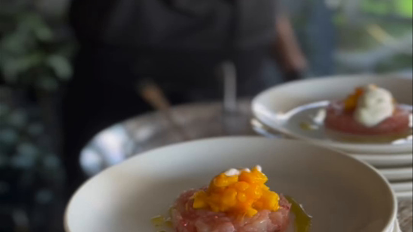 Tartare ai gamberi rossi