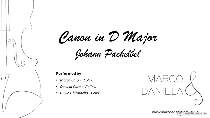 Canone Pachelbel  TRIO