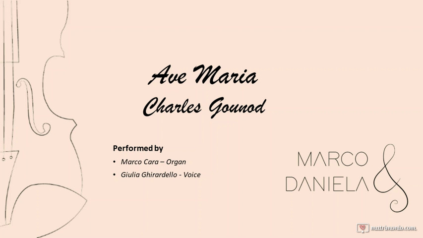 Ave maria Gounod - organo e voce