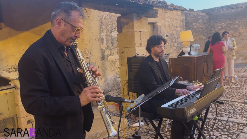 Duo piano sax, Villa Fegotto 