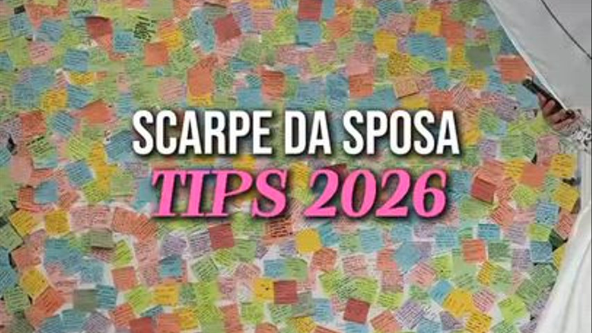 Scarpe da Sposa TIPS 2026