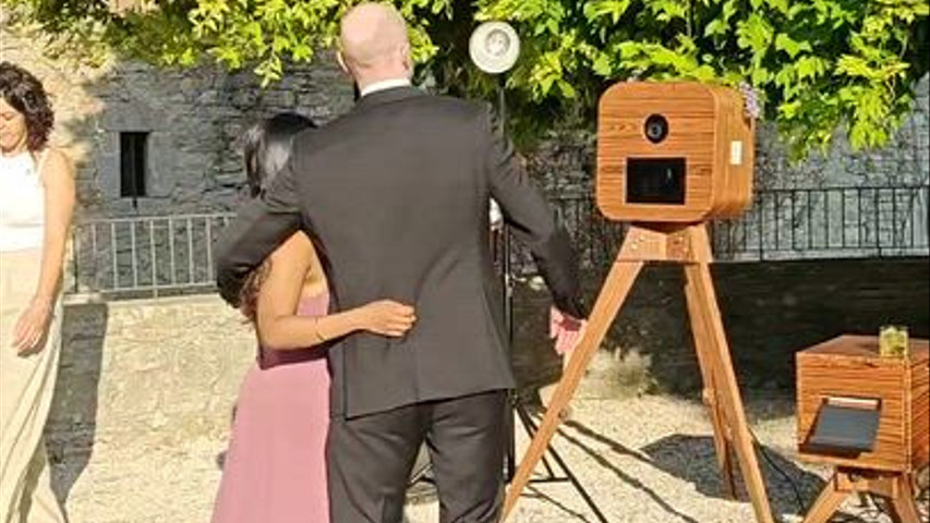 Wedding photobooth vintage luxury