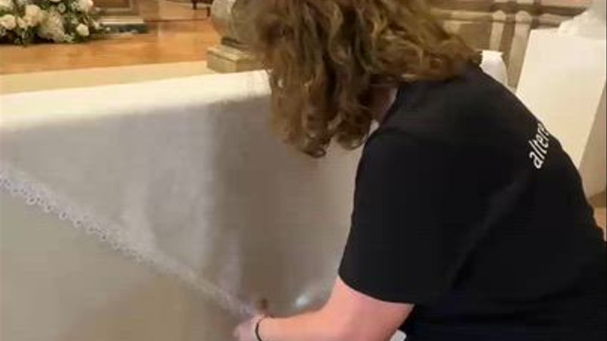 Allestimento del Santuario del Castello