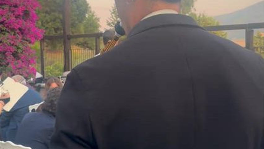 Passeggiata con il SAX incontro agli SPOSI