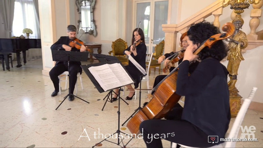 Video dimostrativo quartetto a thousand years 