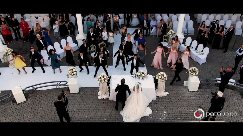 Flash mob wedding