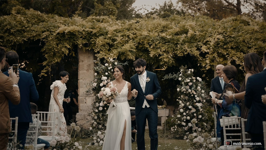 Alessandra e Gianluca - rito civile a Masseria San Lorenzo