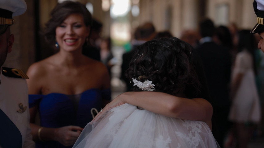 Matrimonio a Roma, picchetto militare