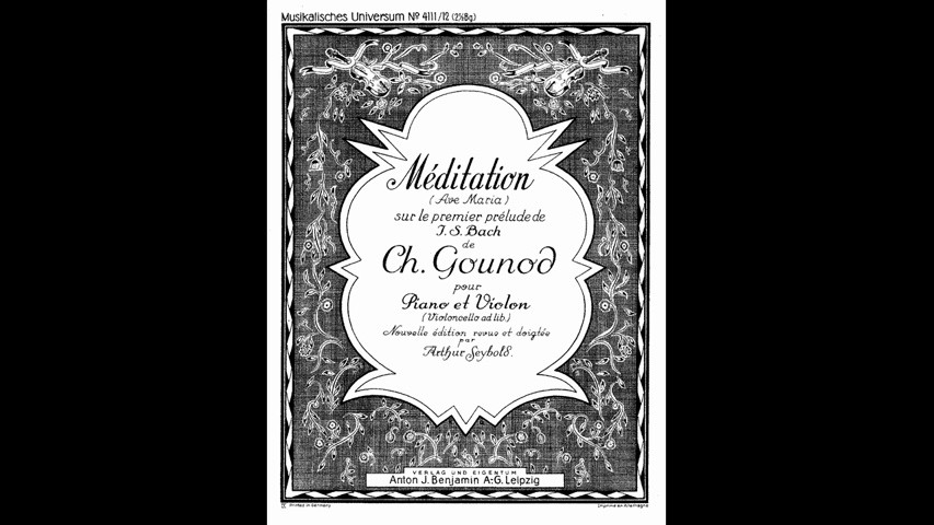 Ave Maria di Bach-Gounod