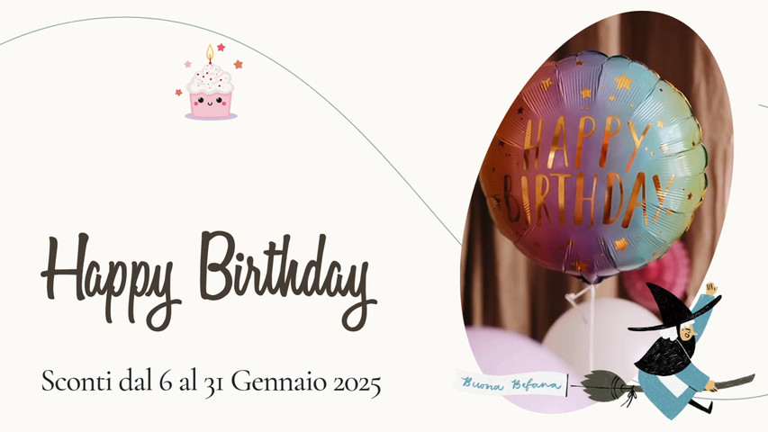 PROMOZIONE HAPPY BIRTHDAY