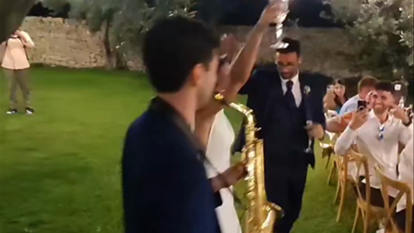 Djset sax matrimonio sicilia