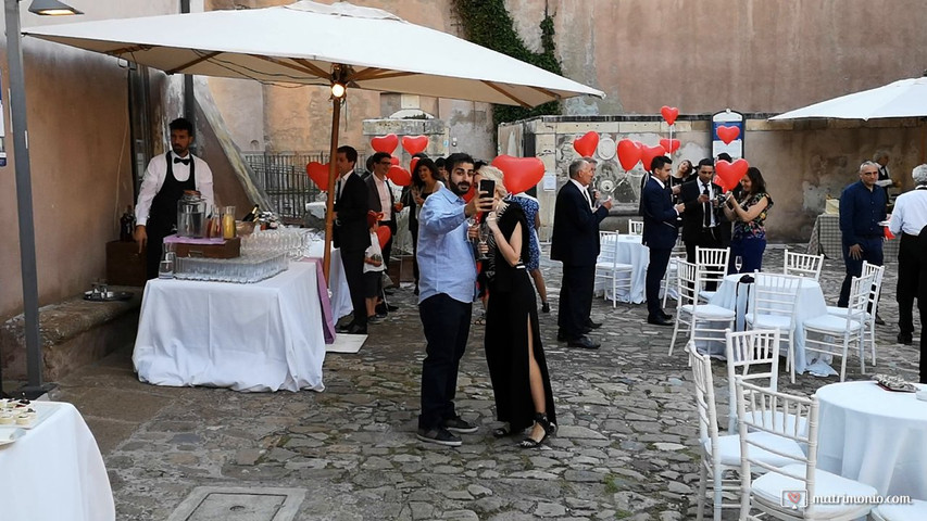 Aperitivo matrimonio al castello di Santa Severa