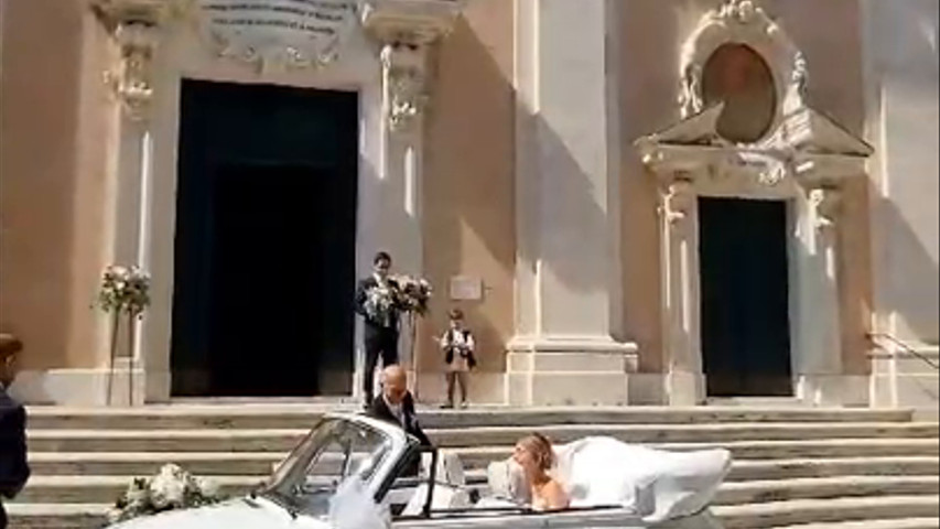 Maggiolino, arrivo della sposa