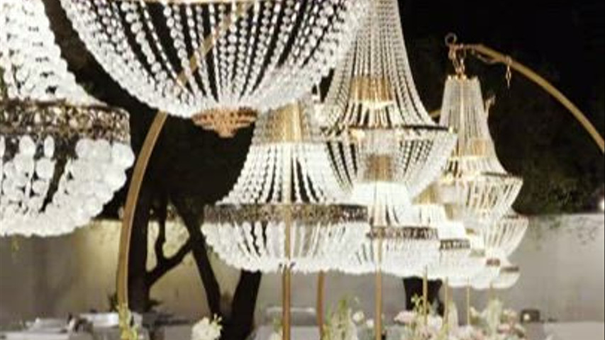 Matrimonio con tavoli imperiali al Castello degli Dei 
