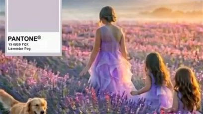 Pantone Lavander Fog 