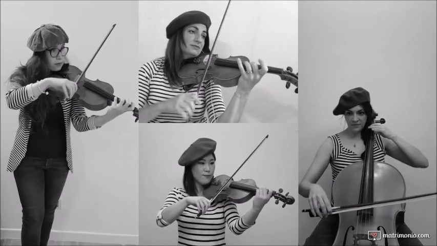 "Boum" by Charles Trenet Quartetto Sharareh Version