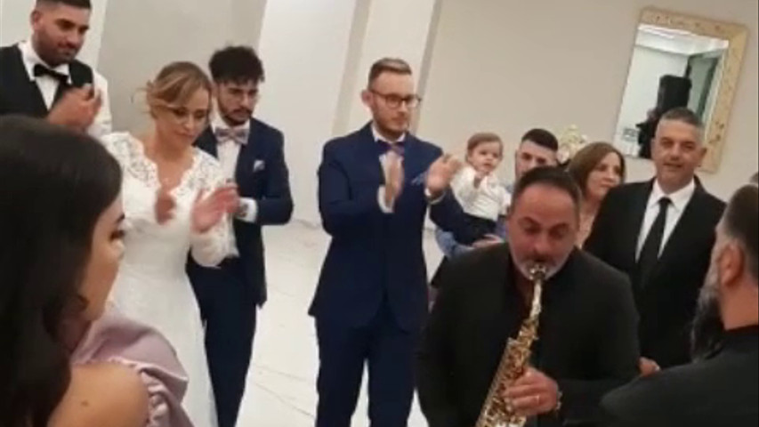 Spettacolo sax e percussioni