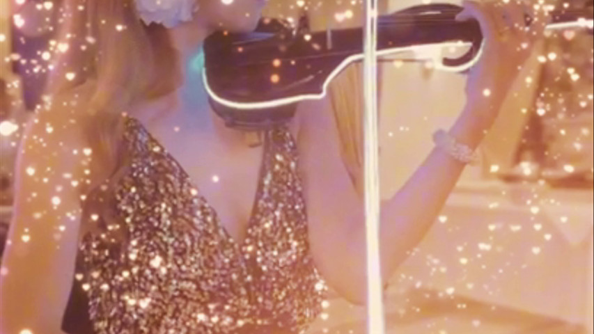 Primo ballo sposi Violino Elettrico LED