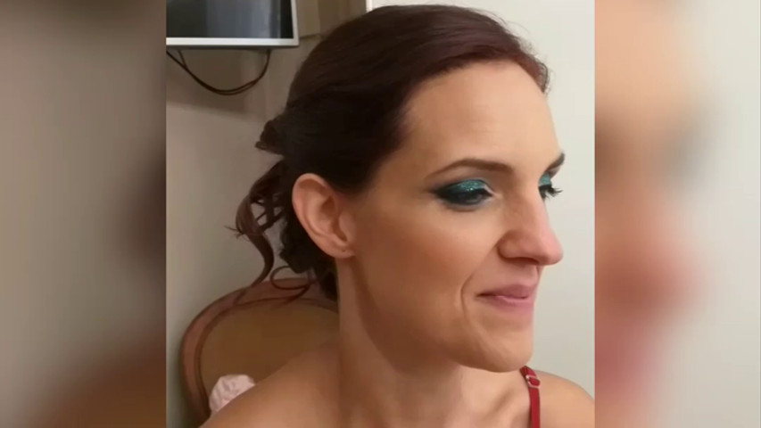 Makeup wedding! Blue, soft, corrective makeup