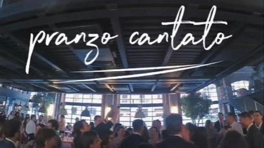 Pranzo cantato in centre of Milan 