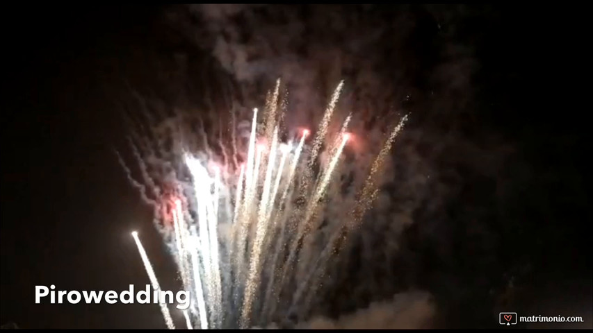 Spettacolo di fuochi d'artificio