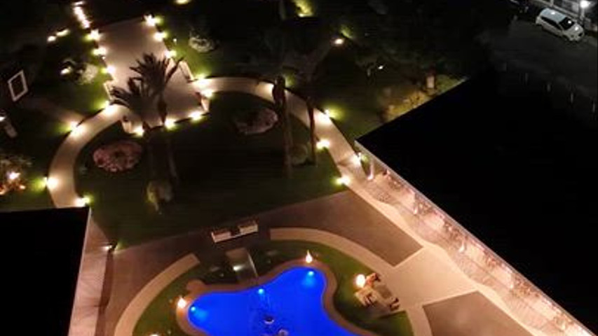 Villa Vittoria di sera