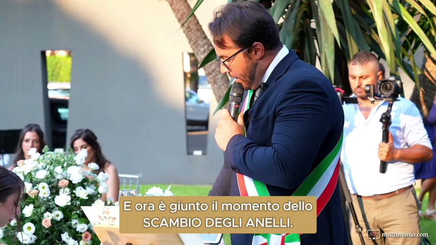 Cerimonia live: Lo scambio degli Anelli