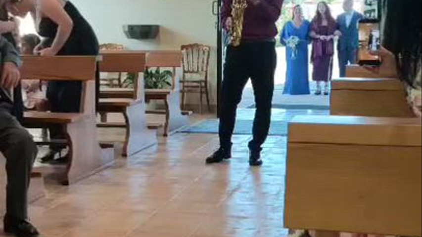 Ingresso Sposi - In chiesa - Sax