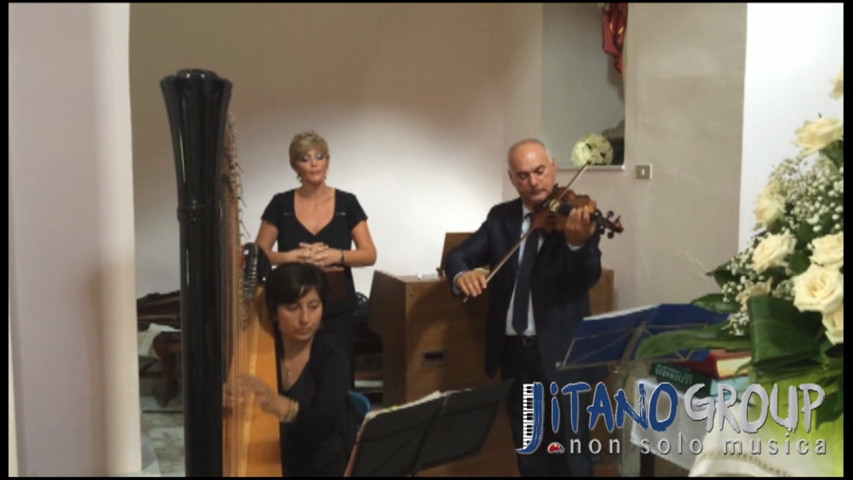 Musica matrimoni a Napoli jitanogroup-Ave Maria di Shubert arpa violino e soprano