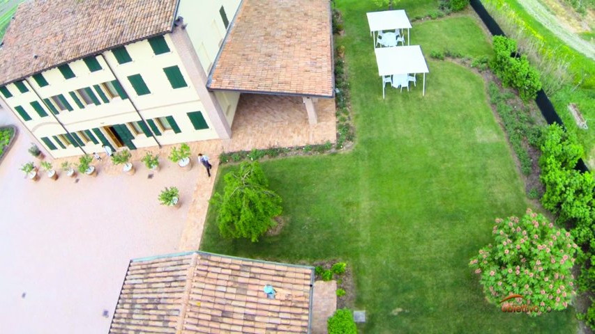 Villa Carandina dall'alto