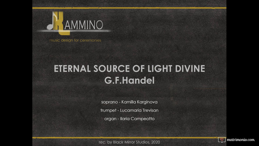 Demo: Eternal source of light divine, G.F.Handel 