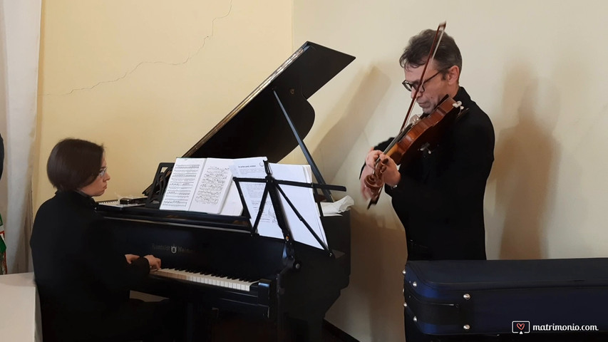 Piano e violino cerimonia civile