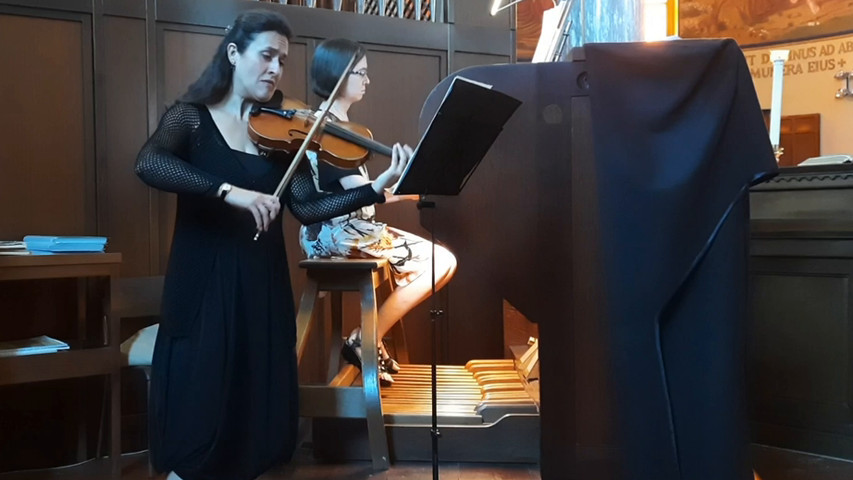 Marcia di Händel per violino e organo 