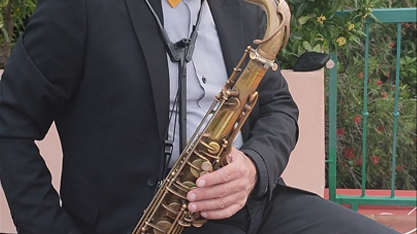 Sax e Welcome drink Wedding Day 